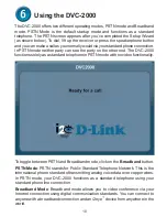 Предварительный просмотр 10 страницы D-Link DVC-2000 Quick Installation Manual