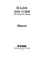 Preview for 1 page of D-Link DVG-1120M Manual