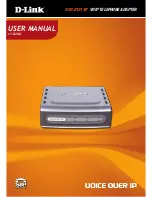 D-Link DVG-2101sp User Manual preview