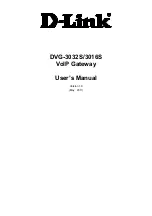 Preview for 1 page of D-Link DVG-3032S User Manual