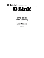 D-Link DVG-4088S User Manual preview