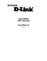 Preview for 1 page of D-Link DVG-5008S User Manual