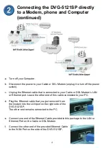 Preview for 4 page of D-Link DVG-5121SP Quick Information Manual