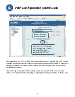 Предварительный просмотр 9 страницы D-Link DVG-5121SP Quick Installation Manual