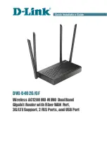 D-Link DVG-5402G Quick Installation Manual preview