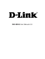 Preview for 1 page of D-Link DVG?6001G User Manual