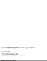 Preview for 1 page of D-Link DVG-6004S User Manual