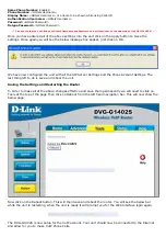 Предварительный просмотр 6 страницы D-Link DVG-G1402S - Wireless Broadband VoIP Router Configuration
