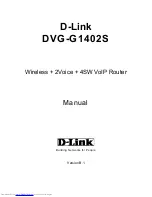 Предварительный просмотр 1 страницы D-Link DVG-G1402S - Wireless Broadband VoIP Router Owner'S Manual