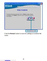Preview for 20 page of D-Link DVG-G1402S - Wireless Broadband VoIP Router Quick Installation Manual