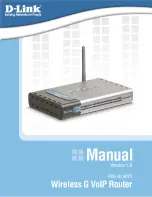 D-Link DVG-G1402S - Wireless Broadband VoIP Router User Manual предпросмотр