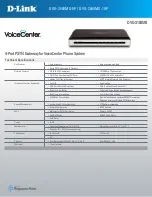 Preview for 3 page of D-Link DVX-2000MS-10P - VoiceCenter IP Phone Sys... Features And Benefits