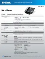 Preview for 5 page of D-Link DVX-2000MS-10P - VoiceCenter IP Phone Sys... Features And Benefits