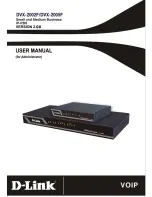 Preview for 1 page of D-Link DVX-2002F User Manual