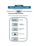 D-Link DVX-3500 Quick Installation Manual preview