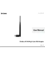 Предварительный просмотр 1 страницы D-Link DWA-127 User Manual