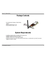 Предварительный просмотр 3 страницы D-Link DWA-520 User Manual