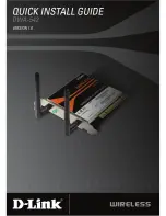 D-Link DWA-542 Quick Install Manual preview