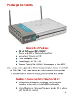 Preview for 3 page of D-Link DWL-1000AP Manual