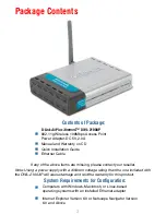 Предварительный просмотр 3 страницы D-Link DWL-2100AP - AirPlus Xtreme G User Manual