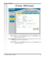 Предварительный просмотр 20 страницы D-Link DWL-2200AP - AirPremier - Wireless Access Point Manual
