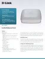 D-Link DWL-3600AP Specifications preview