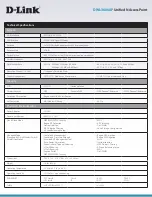 Предварительный просмотр 3 страницы D-Link DWL-3600AP Specifications