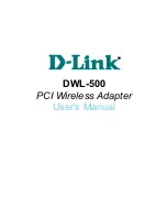 Предварительный просмотр 1 страницы D-Link DWL-500 User Manual