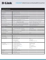 Предварительный просмотр 3 страницы D-Link DWL-6600AP Specifications