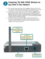 Предварительный просмотр 2 страницы D-Link DWL-700AP - Air - Wireless Bridge Quick Installation Manual