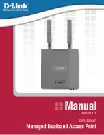 D-Link DWL-8200AP - AirPremier Managed Dualband Access... Product Manual preview