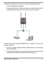 Предварительный просмотр 5 страницы D-Link DWL-8600AP Installation Manual