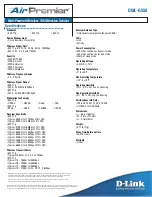 Предварительный просмотр 2 страницы D-Link DWL-G550 Product Data Sheet