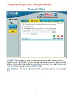 Preview for 17 page of D-Link DWL-G700AP - AirPlus G Access Point Manual