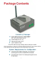 Preview for 3 page of D-Link DWL-G800AP Manual