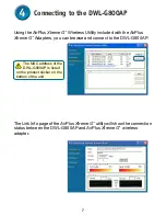 Предварительный просмотр 7 страницы D-Link DWL-G800AP Quick Installation Manual