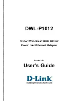 D-Link DWL-P1012 - Power Injector - 185 Watt User Manual preview