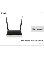 Preview for 1 page of D-Link DWR-116 User Manual