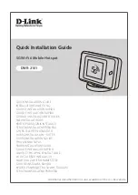 D-Link DWR-2101 Quick Installation Manual preview