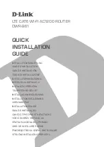 Предварительный просмотр 1 страницы D-Link DWR-961 Quick Installation Manual