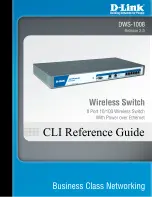 D-Link DWS-1008 Cli Reference Manual предпросмотр