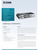 D-Link DWS-3160-24PC Brochure & Specs предпросмотр