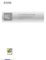 D-Link DWS-3160 Series Cli Reference Manual предпросмотр