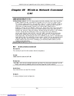 Предварительный просмотр 788 страницы D-Link DWS-3160 Series Cli Reference Manual