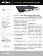 D-Link DWS-3227P - xStack Switch - Stackable Datasheet предпросмотр