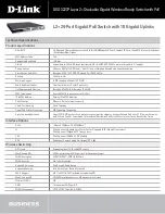 Предварительный просмотр 3 страницы D-Link DXS-3227P - xStack Switch - Stackable Datasheet