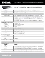 Предварительный просмотр 4 страницы D-Link DXS-3227P - xStack Switch - Stackable Datasheet