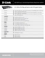 Предварительный просмотр 5 страницы D-Link DXS-3227P - xStack Switch - Stackable Datasheet