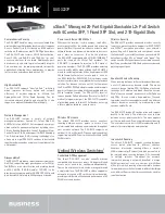 Preview for 2 page of D-Link DXS-3227P - xStack Switch - Stackable Specifications