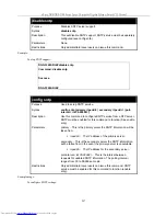 Preview for 260 page of D-Link DXS-3326GSR - xStack Switch - Stackable User Manual